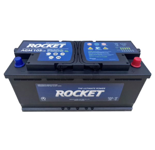 Bình ắc quy Rocket AGM L6 (12v-105Ah)